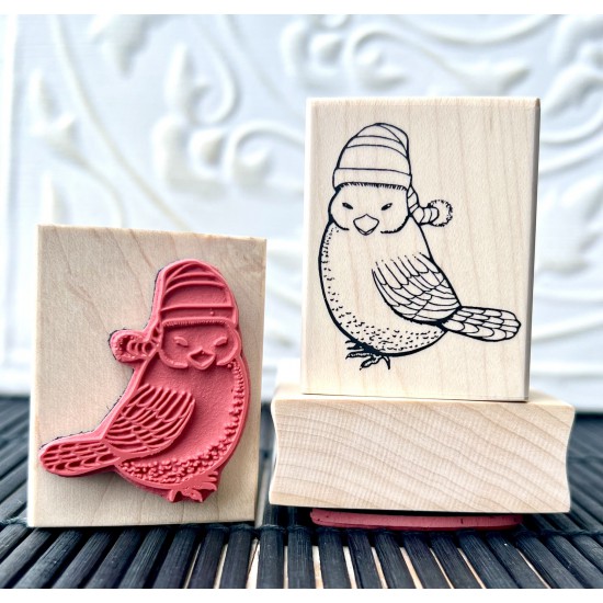 Sweet Snowbird Rubber Stamp
