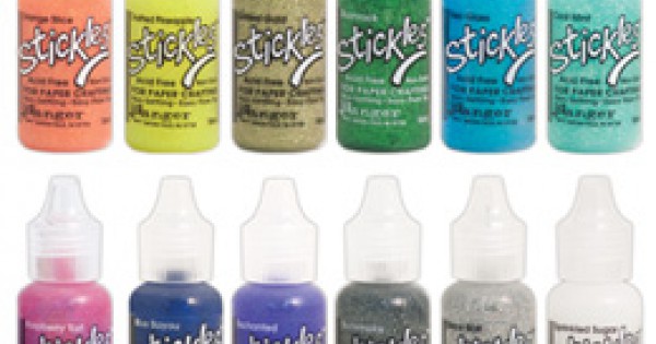 Ranger Stickles - Glitter Glue from The Old Island Stamp Company